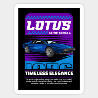 1976 Lotus Series 1 Car Magnet